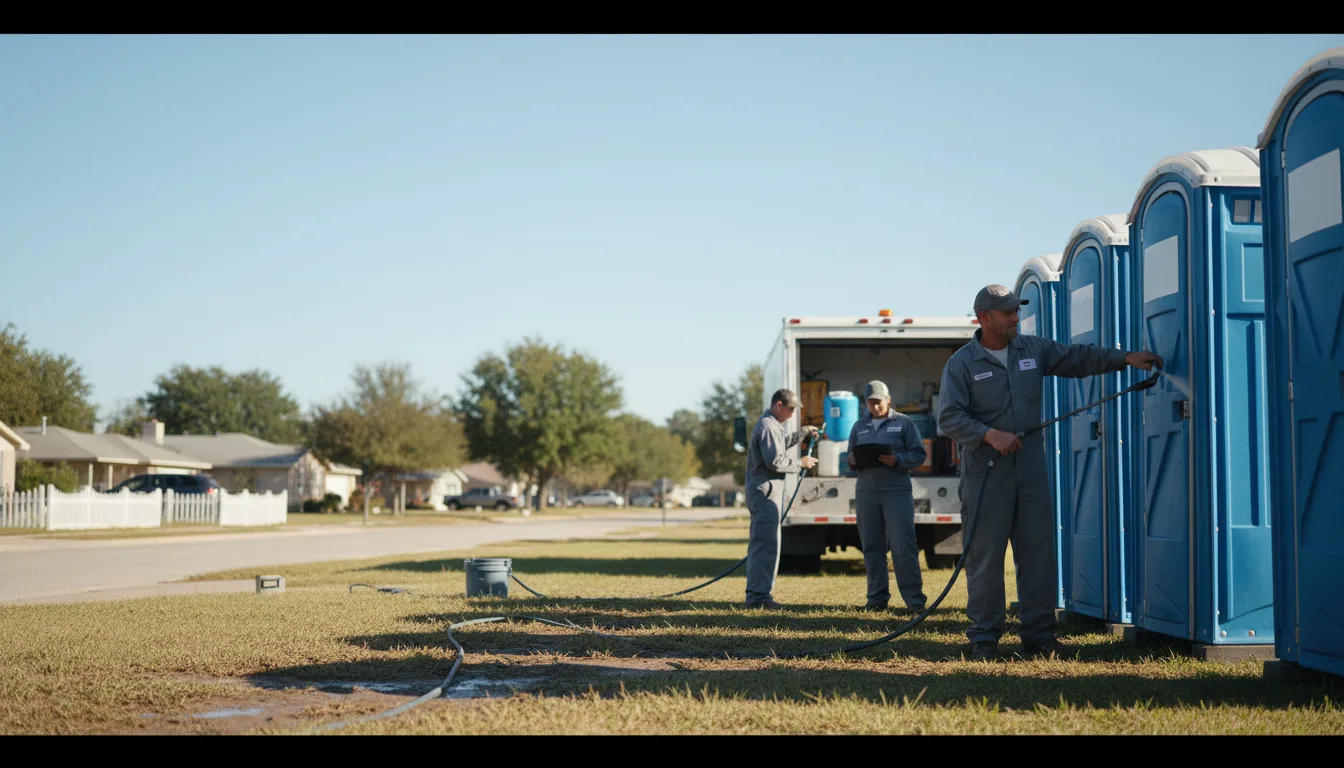 Long-Term Portable Toilet Rental in Trafalgar, IN near me
